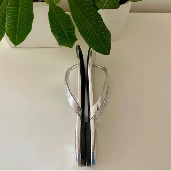 Jeffrey Campbell Silver Sandals - Picture 9 of 9